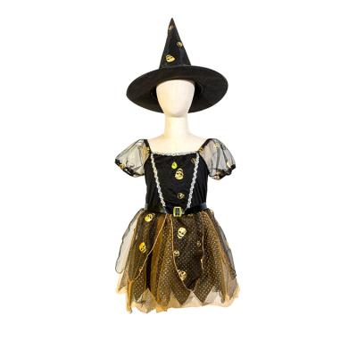 China Soft Performance Wear Halloween Costume Lovely Party Skirt Dress For Kids Soft Black Brown Hooded Skirt for sale