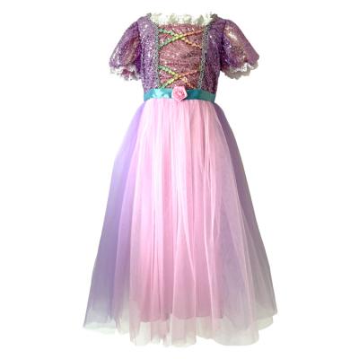 China Dress up children's dress children's princess shirt Sophia tutu dress sequined performance dance wear led dance dress for sale