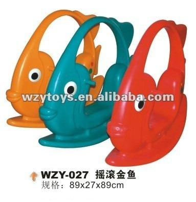 China Ride On Toy Plastic Kids Rocking Fish Seesaw For Kids for sale