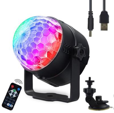 China Festival/Party/Bar/Birthday Party Lighting Led Light Disco RGB Strobe Crystal Magic Ball USB Stage Lights Professional Equipment With Remote Control for sale