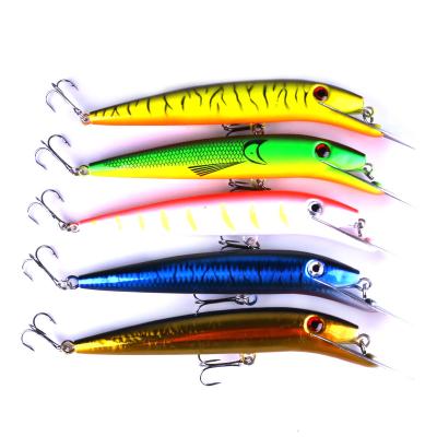 China Hot Selling ABS Plastic Sea Fishing Baits 19.7cm Mid Minnow 45g Diving Fishing Lures For Fishing for sale