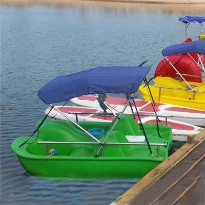 China Plastic Leisure Factory Pedal Boat Without Electric For Amusement Park for sale