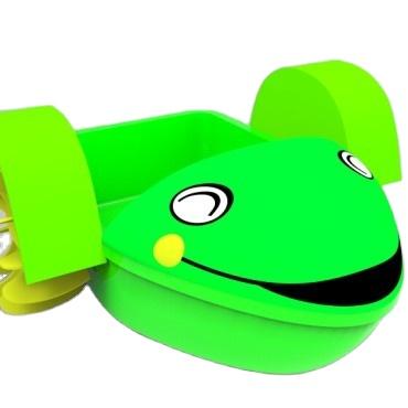 China Frog Model Outdoor Seamaid and Kids Hand Paddle Boat Pedal Boat for Swimming Pool for sale