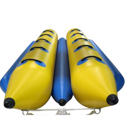 China Fire Resistance Aqua Park Inflatable Banana Boat Agua Boat For Sale for sale