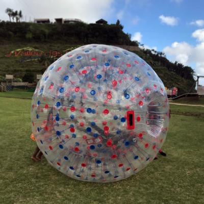 China Durable Good Quality Large Plastic Inflatable TPU Zorb Ball Human Hamster Ball for sale