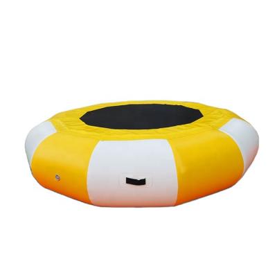 China Fire Resistance Best Selling Summer Inflatable Water Toys Water Park Floating Bouncy Trampoline for sale