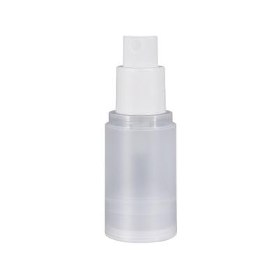 China Personal Skin Care Packaging Spray transparent plastic pp airless refillable bottle cosmetic packaging airless pump bottles for sale