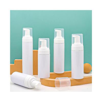 China Recycable PET cosmetic liquid soap foam cleanser bottles foam pump bottle 50 ml plastic foam bottle for sale