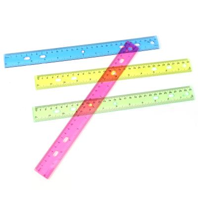 China Promotion\Business\School\Office School 20/30 cm Scale Plastic Ruler Different Design 12 Inch Color Ruler Transparent Color DIY Drawing Plastic Ruler for sale