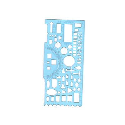 China Wholesale Plastic Kids Shape Plastic Drawing Template Plastic Ruler Template for sale