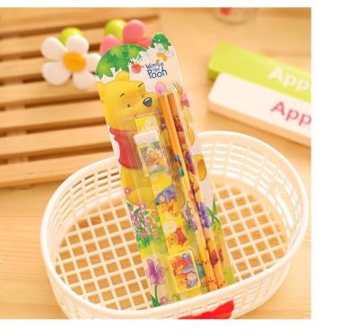 China Exquisite high-grade fashion cartoon style stationery \ business \ school \ office 2021 4-piece set for sale