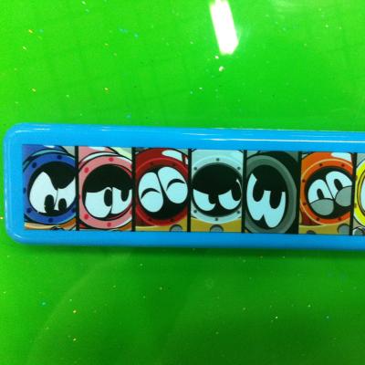 China Schools & High Quality Transparent Cute Children's Desks Pencil Case School Custom Printing Pop Bubble for sale