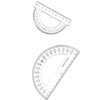 China Factory Direct Selling 180 Degree 15CM Plastic School Transparent Plastic Ruler for sale