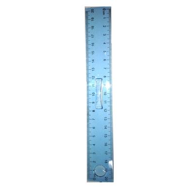 China Study tools 15cm 20cm custom logo clear plastic transparent 30cm quality plastic ruler 15cm scaleGood stationery ruler student drawing ruler for sale