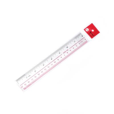 China Studying Tools Wholesale Price 20cm Student Plastic Ruler Stationery Drawing Ruler For Custom Logo for sale