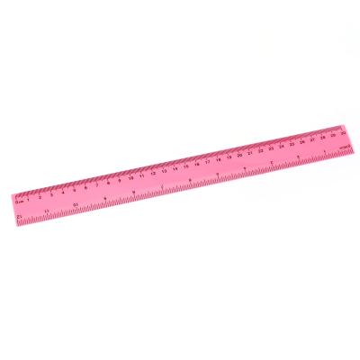 China 30cm Plastic Scale Ruler 30cm Custom Scale Ruler 1/6 Plastic Transparent Clear For School Student Teaching Ruler Straight RulerPlastic for sale