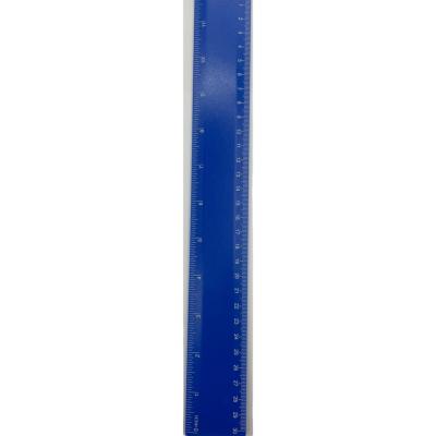 China PVC Customized Blue White Black Logo Promotion Plastic Color Desig 15CM Metal Plastic Straight Custom Case Stainless Steel Ruler Ruler for sale