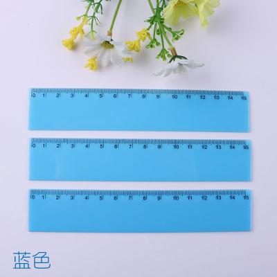 China Promotion \ business \ school \ office new style plastic ruler 2021 candy color ruler creative transparent ruler for sale