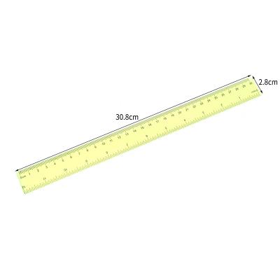 China Learning Tools Custom RulerHot Selling Students Like To Use Color Ruler Plastic Color Plastic Ruler for sale