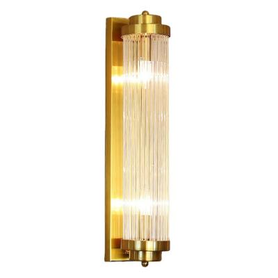 China Modern European style wall lamps living room background wall light E14 LED luxury minimalist light fixture for sale