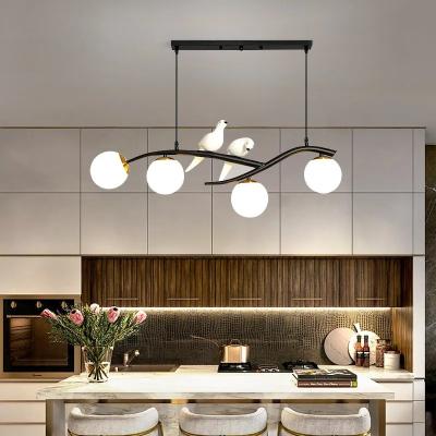 China 2022 Modern Pendant Lights New Restaurant Bird Bar Long Chandelier Nordic Modern Minimalist Creative Personality Dining Table for sale