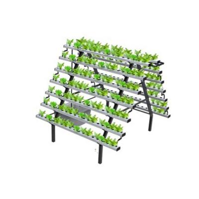 China flood & Drain System / Growing Vertical Type Hydroponic Growing Systems Hydroponic Tower Systems Equipment Soilless Strawberry Cultivation for sale