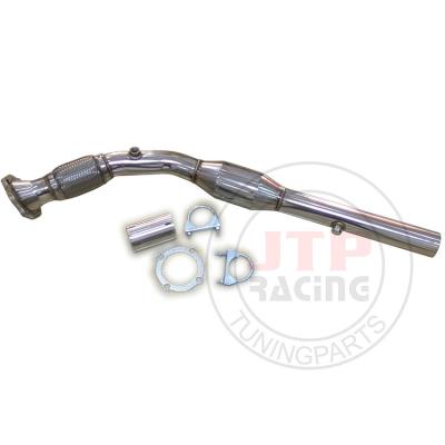 China Stainless Steel EXHAUST DOWNPIPE For A3 1.8T Exhaust Pipe For GOLF MK4 GTI 1.8L A3 TT TURBO DOWNPIPE With 200 Cell Cat for sale