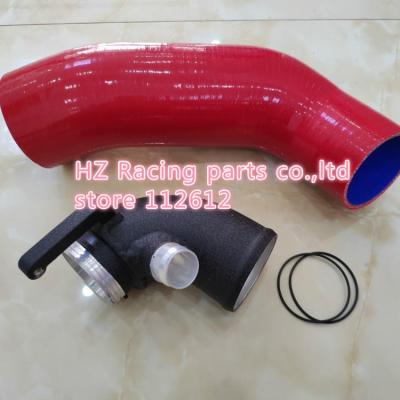 China aluminum alloy INTAKE TURBO ELBOW PIPE for Leon mk3 1.8t 2.0t seat turbo intake pipe for Leon cupra 5F 1.8T 2.0T turbo intake pipe kit seat for sale