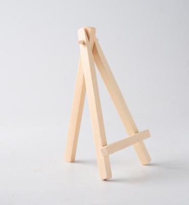 China Wooden Easel Natural Wooden Photo Tripod Display Stand Pine Tripod Display Easel Painting Stand for sale