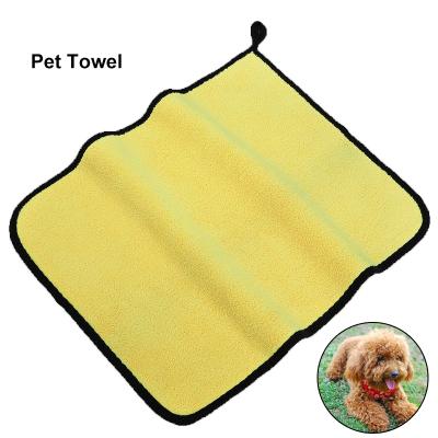 China Custom Compressed Water Microfiber Pet Bath Towels Dog Towel OEM Logo Washable Quick Dry Absorbent Size Wholesale for sale