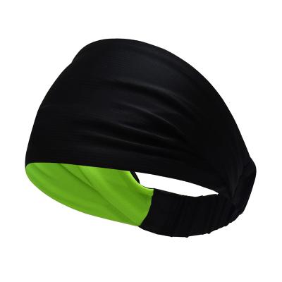 China Wholesale Goods Polyester Sweat Bands Logo 100% Elastic Gym Sports Headband Yoga Running Basketball Tennis Circle Custom Made Lightweight Portable Running Hair for sale