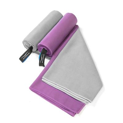 China Compressed Customized Quick Dry Printed Suede Sport Microfiber Sport Towel Towel With Bag for sale