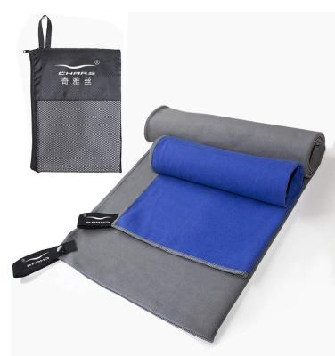 China Custom Compressed Towels Textile 80 Polyester 20 Polyamide Microfiber Sports Towel , Quick Dry Microfiber Towel for sale