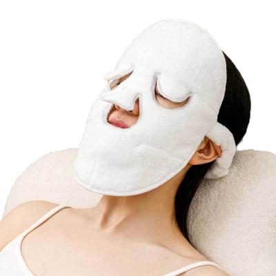 China Water Absorption Women Beauty Make Up Steam Skin Care SPA Towel Hot And Cold Facial Towel for sale