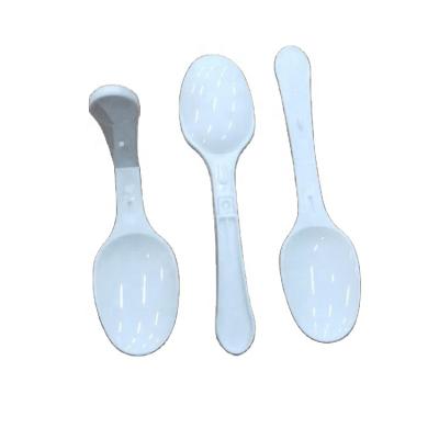 China Mini Disposable Individual Wrapped Collapsible Ice Cream Spoon Yogurt Spoon for sale