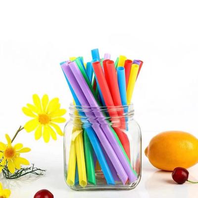 China 5/8/10/12mm CLASSIC Gauge Clear/White/Black/Colored Plastic Straw For Drinking for sale