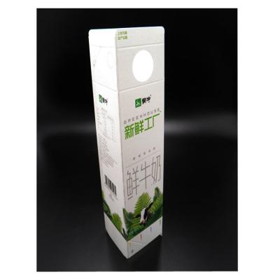 China Disposable High Quality Disposable White Paper Recycled Box For Milk for sale