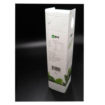 China Disposable Customized Aseptic Milk Carton Paper Box For Packing for sale