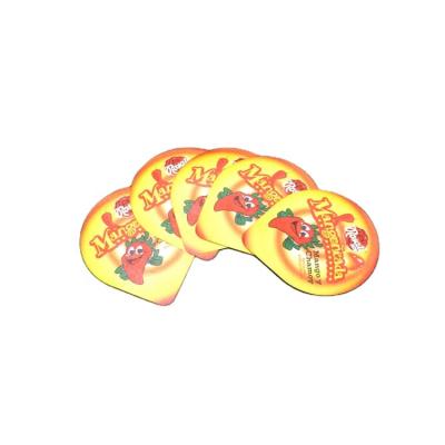 China seal & Plastic Closure Aluminum Foil Sealing Film Yogurt Ice Cream Water Cup Sealing Lid for sale