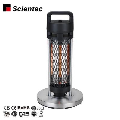 China Factory Made Portable Stand Outdoor Heater Indoor 1200W Aluminum Alloy Electric Heater for sale