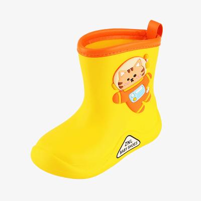 China Lightweight Fast Shipping Winter Waterproof EVA Snowboots Kids Rainboots Children Rubber Boots Lightweight Non-slip Boys Girls for sale