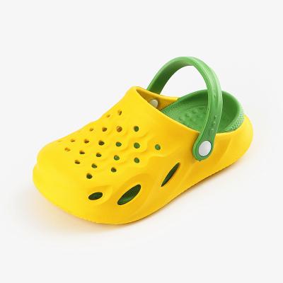 China New Summer Comfortable Round Design Soft Anti-slippery Kids Slippers Girls Outdoor Sandals For Children for sale