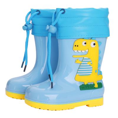 China Wholesale Girls Waterproof Designer Winter Tall Children Wellington Boots Kids Children Shoes for sale