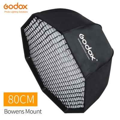 China Godox 80cm 31.5in Aluminum Softbox SB-UE 80cm Portable Octagonal Umbrella With Honeycomb Grid Bowens Mount Studio Flash Softbox for sale