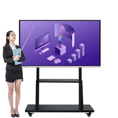 China School Teacher High Configuration 86 Inch Classroom Smart Touch Screen Interactive Whiteboard Smart Boards for sale