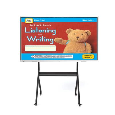 China School Teaching 4k 110 Inch Electric White Board Education LCD All In One Smart Interactive Board for sale