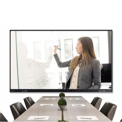 China OEM ODM 4K Android LCD Touch Screen Bulletin Board School Teacher 86 Inch Smart Digital Interactive Board Whiteboard for sale