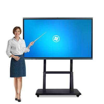 China School 75 Inch Infrared Touch Finger Touch Smart Board Digital Interactive Whiteboard Smart Board For Teaching for sale