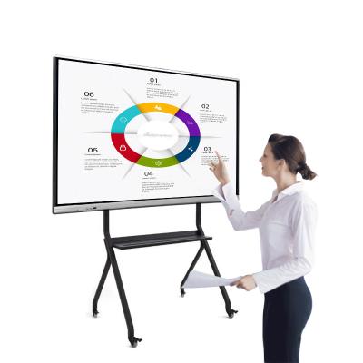 China School teaching new product wholesale75 inch multifunctional all-in-one touch screen teacher mobile smart board interactive whiteboard for sale