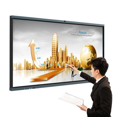 China School Finger Teaching Touch Portable Wall Mounted Interactive Touch Board 4k Interactive Flat Interactive for sale